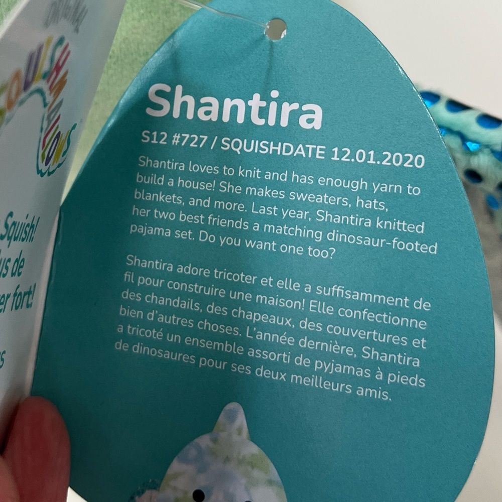 NWT “Shantira” Squishmallow 17x13” No callouts. Squishy and Soft - Picture 8 of 8